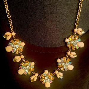 Pink sparkle necklace